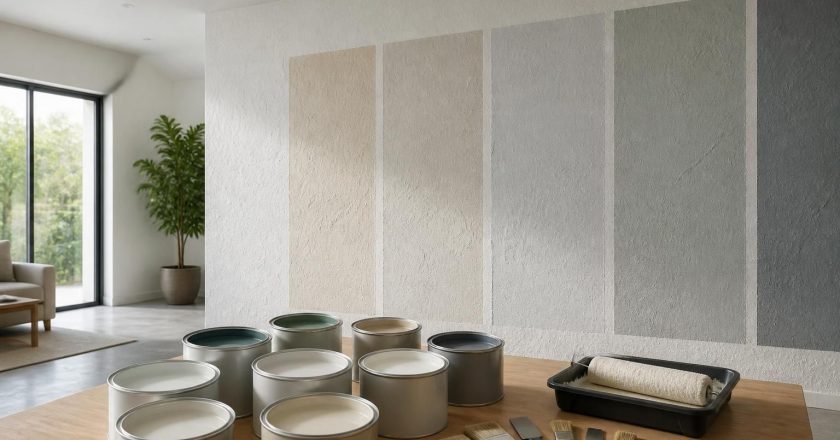 Peinture pour crépi intérieur : choix, rendu et conseils d’application
